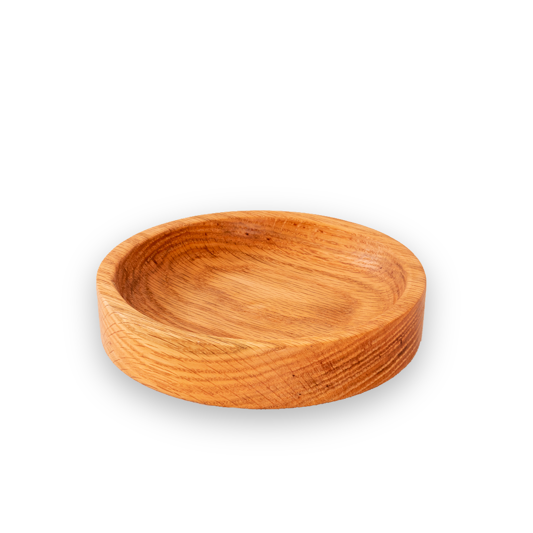 Tazón de madera perfil recto